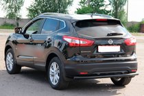 Nissan Qashqai 2014–2021 Zadnji zaščitni lok AK002 Black (nerjaveče jeklo) fotografija 3