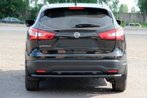 Nissan Qashqai 2014–2021 Zadnji zaščitni lok AK002 Black (nerjaveče jeklo) fotografija 2
