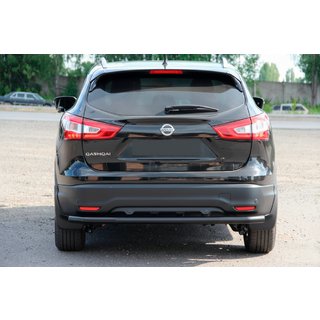 Zadnji zaščitni lok AK002 Black (nerjaveče jeklo) Nissan Qashqai 2014–2021 fotografija 2