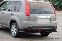 Nissan X-trail T31 2007–2014 Zadnji vogali AK003 Black (2 kos, nerjavno jeklo) fotografija 2