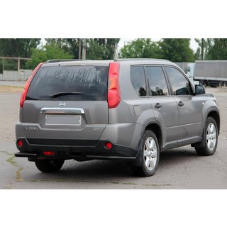 Zadnji vogali AK003 Black (2 kos, nerjavno jeklo) Nissan X-trail T31 2007–2014 fotografija 1