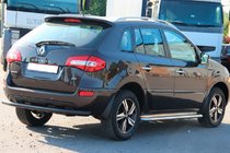 Renault Koleos 2008–2016 Zadnji zaščitni lok AK002 Black (nerjaveče jeklo) fotografija 2