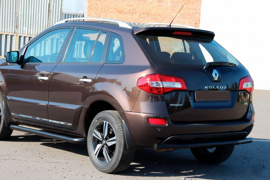 Renault Koleos 2008–2016 Zadnji zaščitni lok AK002 Black (nerjaveče jeklo) Image