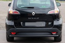 Renault Scenic/Grand 2009–2016 Zadnji zaščitni lok AK002 Black (nerjaveče jeklo) fotografija 1