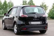 Renault Scenic/Grand 2009–2016 Zadnji zaščitni lok AK002 Black (nerjaveče jeklo) fotografija 3