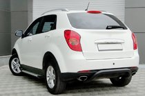 SsangYong Korando 2010–2019 Zadnji zaščitni lok AK006 Black (nerjaveče jeklo) fotografija 1