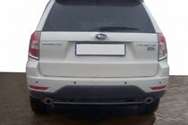 Subaru Forester 2008–2013 Zadnji zaščitni lok AK002 Black (nerjaveče jeklo) fotografija 3