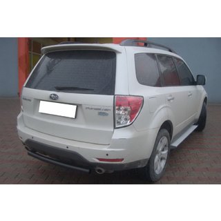 Zadnji zaščitni lok AK002 Black (nerjaveče jeklo) Subaru Forester 2008–2013 fotografija 1