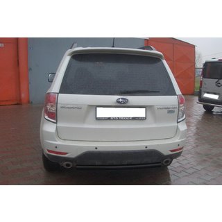 Zadnji zaščitni lok AK002 Black (nerjaveče jeklo) Subaru Forester 2008–2013 fotografija 2