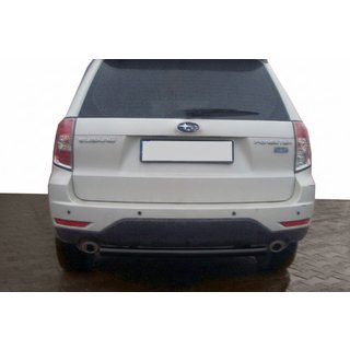 Zadnji zaščitni lok AK002 Black (nerjaveče jeklo) Subaru Forester 2008–2013 fotografija 3