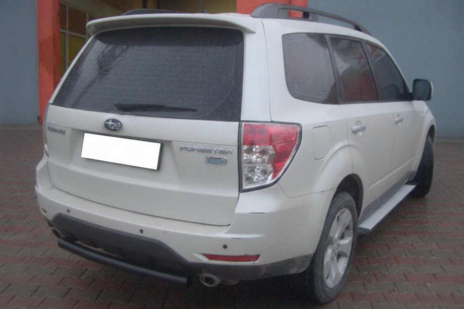 Subaru Forester 2008–2013 Zadnji zaščitni lok AK002 Black (nerjaveče jeklo) Image