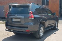 Toyota Land Cruiser Prado 150 2009–2023 Zadnji zaščitni lok AK002 Black (nerjaveče jeklo) fotografija 1