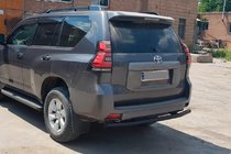 Toyota Land Cruiser Prado 150 2009–2023 Zadnji zaščitni lok AK002 Black (nerjaveče jeklo) fotografija 2