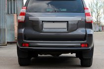 Toyota Land Cruiser Prado 150 2009–2023 Zadnji zaščitni lok AK002 Black (nerjaveče jeklo) fotografija 6