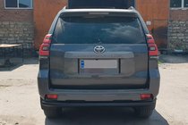 Toyota Land Cruiser Prado 150 2009–2023 Zadnji zaščitni lok AK002 Black (nerjaveče jeklo) fotografija 3