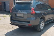 Toyota Land Cruiser Prado 150 2009–2023 Zadnji zaščitni lok AK002 Black (nerjaveče jeklo) fotografija 4