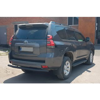 Zadnji zaščitni lok AK002 Black (nerjaveče jeklo) Toyota Land Cruiser Prado 150 2009–2023 fotografija 1