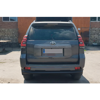 Zadnji zaščitni lok AK002 Black (nerjaveče jeklo) Toyota Land Cruiser Prado 150 2009–2023 fotografija 3