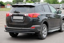 Toyota Rav 4 2013–2018 Zadnji zaščitni lok AK002 Black (nerjaveče jeklo) fotografija 1