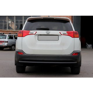Zadnji zaščitni lok AK002 Black (nerjaveče jeklo) Toyota Rav 4 2013–2018 fotografija 3