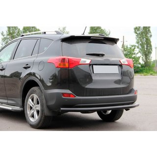 Zadnji zaščitni lok AK002 Black (nerjaveče jeklo) Toyota Rav 4 2013–2018 fotografija 4