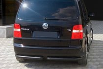 Volkswagen Touran 2003–2010 Zadnji kotni elementi AK003 Black (2 kosa, nerjaveče jeklo) fotografija 1