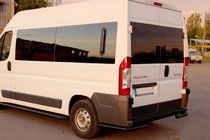 Fiat Ducato 2006–2025 Zadnji kotni elementi AK003 Black (2 kosa, nerjaveče jeklo) fotografija 5