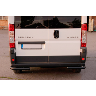 Zadnji kotni elementi AK003 Black (2 kosa, nerjaveče jeklo) Fiat Ducato 2006–2025 fotografija 3