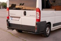 Peugeot Boxer 2006–2025 Zadnji kotni elementi AK003 Black (2 kosa, nerjaveče jeklo) fotografija 2