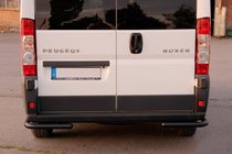 Peugeot Boxer 2006–2025 Zadnji kotni elementi AK003 Black (2 kosa, nerjaveče jeklo) fotografija 3