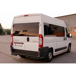 Zadnji kotni elementi AK003 Black (2 kosa, nerjaveče jeklo) Peugeot Boxer 2006–2025 fotografija 4