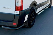 Renault Master 2011–2023 Zadnji kotni elementi AK003 Black (2 kosa, nerjaveče jeklo) fotografija 5