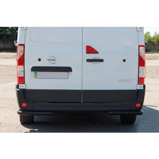 Zadnji kotni elementi AK003 Black (2 kosa, nerjaveče jeklo) Renault Master 2011–2023 fotografija 1