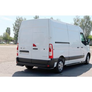 Zadnji kotni elementi AK003 Black (2 kosa, nerjaveče jeklo) Opel Movano 2010–2021 fotografija 3