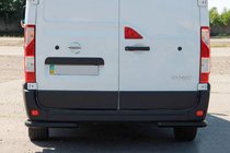 Nissan NV400 2010–2024 Zadnji kotni elementi AK003 Black (2 kosa, nerjaveče jeklo) fotografija 2