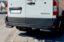 Nissan NV400 2010–2024 Zadnji kotni elementi AK003 Black (2 kosa, nerjaveče jeklo) fotografija 8
