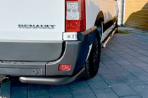 Nissan NV400 2010–2024 Zadnji kotni elementi AK003 Black (2 kosa, nerjaveče jeklo) fotografija 7