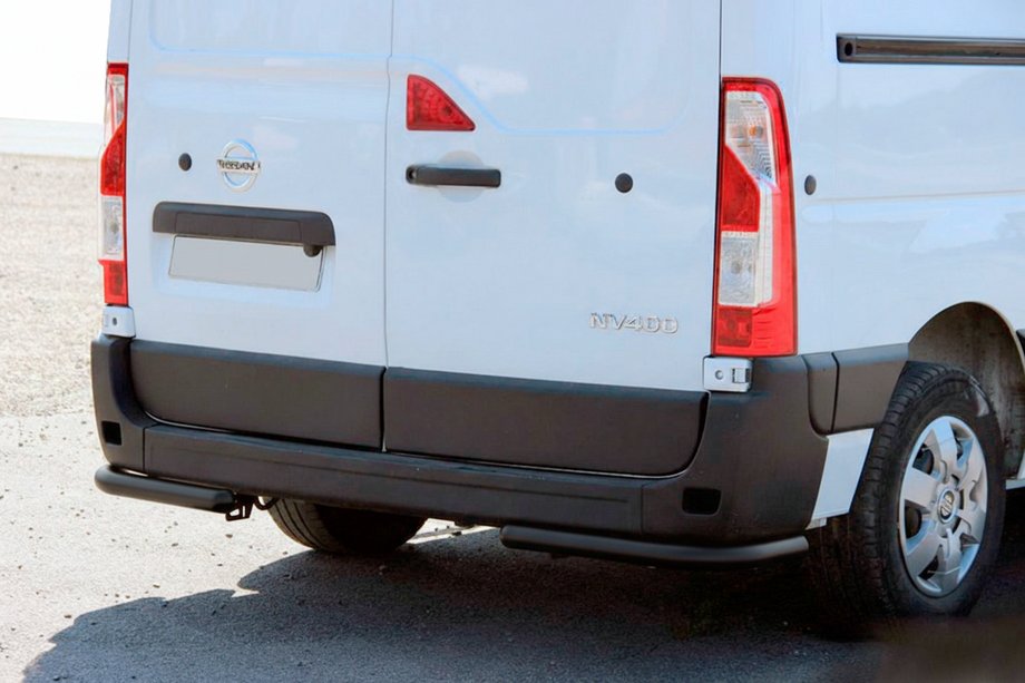Nissan NV400 2010–2024 Zadnji kotni elementi AK003 Black (2 kosa, nerjaveče jeklo) Image