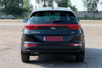 Kia Sportage 2015–2021 Zadnji zaščitni lok AK002 Black (nerjaveče jeklo) fotografija 5