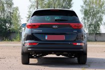 Kia Sportage 2015–2021 Zadnji zaščitni lok AK002 Black (nerjaveče jeklo) fotografija 4
