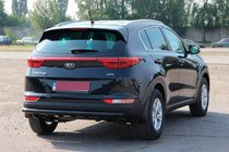 Kia Sportage 2015–2021 Zadnji zaščitni lok AK002 Black (nerjaveče jeklo) fotografija 3