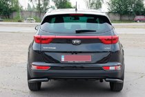 Kia Sportage 2015–2021 Zadnji kotni ščitniki AK003 Black (nerjavno jeklo) fotografija 3