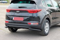 Kia Sportage 2015–2021 Zadnji kotni ščitniki AK003 Black (nerjavno jeklo) fotografija 2