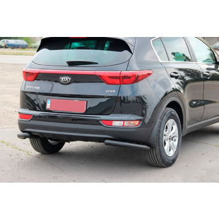 Zadnji kotni ščitniki AK003 Black (nerjavno jeklo) Kia Sportage 2015–2021 fotografija 2