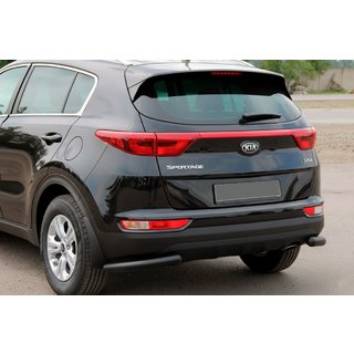 Zadnji kotni ščitniki AK003 Black (nerjavno jeklo) Kia Sportage 2015–2021 fotografija 1