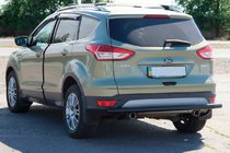 Ford Kuga/Escape 2013–2019 Zadnji zaščitni lok AK002 Black (nerjaveče jeklo) fotografija 2