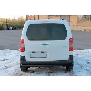 Zadnji zaščitni lok Black (nerjaveče jeklo) 60 mm Citroen Berlingo 2008–2018 fotografija 2