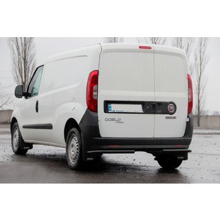 Zadnji kotni zaščitni loki AK003 Black (nerjaveče jeklo) Opel Combo 2012–2018 fotografija 2