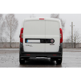Zadnji kotni zaščitni loki AK003 Black (nerjaveče jeklo) Opel Combo 2012–2018 fotografija 3