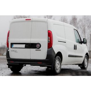 Zadnji kotni zaščitni loki AK003 Black (nerjaveče jeklo) Opel Combo 2012–2018 fotografija 4